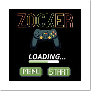 Zocker Posters and Art